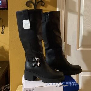 Arizona Jean Company Women's Black Heeled Boots